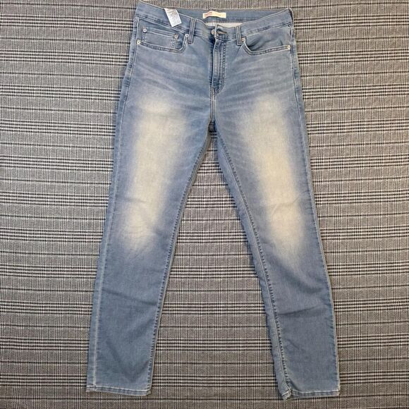 Signature Levi Strauss Jeans Men’s 34x32 Blue Slim Straight Stretch Denim Pants - Picture 1 of 8